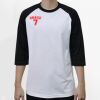 Raglan 3/4 Roundneck Shirt (White Body) Thumbnail