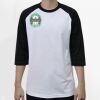 Raglan 3/4 Roundneck Shirt (White Body) Thumbnail