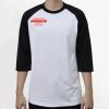 Raglan 3/4 Roundneck Shirt (White Body) Thumbnail