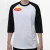 Raglan 3/4 Roundneck Shirt (White Body) Thumbnail