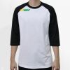 Raglan 3/4 Roundneck Shirt (White Body) Thumbnail