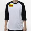 Raglan 3/4 Roundneck Shirt (White Body) Thumbnail
