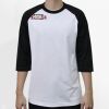 Raglan 3/4 Roundneck Shirt (White Body) Thumbnail
