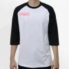 Raglan 3/4 Roundneck Shirt (White Body) Thumbnail