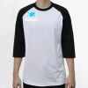 Raglan 3/4 Roundneck Shirt (White Body) Thumbnail