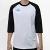 Raglan 3/4 Roundneck Shirt (White Body) Thumbnail