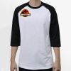 Raglan 3/4 Roundneck Shirt (White Body) Thumbnail
