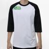 Raglan 3/4 Roundneck Shirt (White Body) Thumbnail