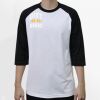 Raglan 3/4 Roundneck Shirt (White Body) Thumbnail