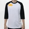 Raglan 3/4 Roundneck Shirt (White Body) Thumbnail