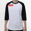 Raglan 3/4 Roundneck Shirt (White Body) Thumbnail