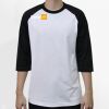 Raglan 3/4 Roundneck Shirt (White Body) Thumbnail