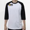 Raglan 3/4 Roundneck Shirt (White Body) Thumbnail