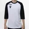 Raglan 3/4 Roundneck Shirt (White Body) Thumbnail