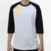 Raglan 3/4 Roundneck Shirt (White Body) Thumbnail