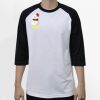 Raglan 3/4 Roundneck Shirt (White Body) Thumbnail