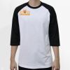 Raglan 3/4 Roundneck Shirt (White Body) Thumbnail