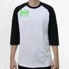 Raglan 3/4 Roundneck Shirt (White Body) Thumbnail