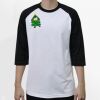 Raglan 3/4 Roundneck Shirt (White Body) Thumbnail