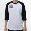 Raglan 3/4 Roundneck Shirt (White Body) Thumbnail