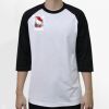 Raglan 3/4 Roundneck Shirt (White Body) Thumbnail