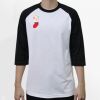 Raglan 3/4 Roundneck Shirt (White Body) Thumbnail
