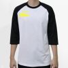 Raglan 3/4 Roundneck Shirt (White Body) Thumbnail