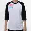 Raglan 3/4 Roundneck Shirt (White Body) Thumbnail