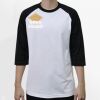 Raglan 3/4 Roundneck Shirt (White Body) Thumbnail
