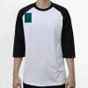 Raglan 3/4 Roundneck Shirt (White Body) Thumbnail