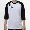 Raglan 3/4 Roundneck Shirt (White Body) Thumbnail