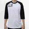 Raglan 3/4 Roundneck Shirt (White Body) Thumbnail