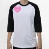 Raglan 3/4 Roundneck Shirt (White Body) Thumbnail