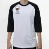Raglan 3/4 Roundneck Shirt (White Body) Thumbnail