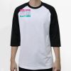Raglan 3/4 Roundneck Shirt (White Body) Thumbnail