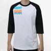 Raglan 3/4 Roundneck Shirt (White Body) Thumbnail