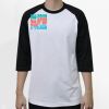 Raglan 3/4 Roundneck Shirt (White Body) Thumbnail