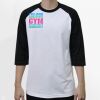 Raglan 3/4 Roundneck Shirt (White Body) Thumbnail