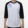 Raglan 3/4 Roundneck Shirt (White Body) Thumbnail