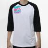 Raglan 3/4 Roundneck Shirt (White Body) Thumbnail