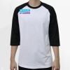 Raglan 3/4 Roundneck Shirt (White Body) Thumbnail