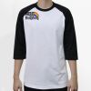 Raglan 3/4 Roundneck Shirt (White Body) Thumbnail