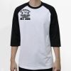 Raglan 3/4 Roundneck Shirt (White Body) Thumbnail