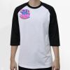 Raglan 3/4 Roundneck Shirt (White Body) Thumbnail
