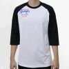 Raglan 3/4 Roundneck Shirt (White Body) Thumbnail