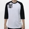 Raglan 3/4 Roundneck Shirt (White Body) Thumbnail