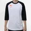 Raglan 3/4 Roundneck Shirt (White Body) Thumbnail