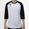 Raglan 3/4 Roundneck Shirt (White Body) Thumbnail