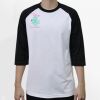 Raglan 3/4 Roundneck Shirt (White Body) Thumbnail
