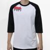 Raglan 3/4 Roundneck Shirt (White Body) Thumbnail